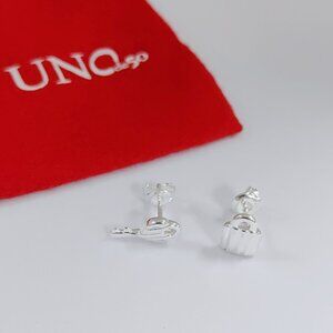 Uno de 50 Earring UNLOCK EARRINGS Padlock & Key Earring Luck Earring Sliver